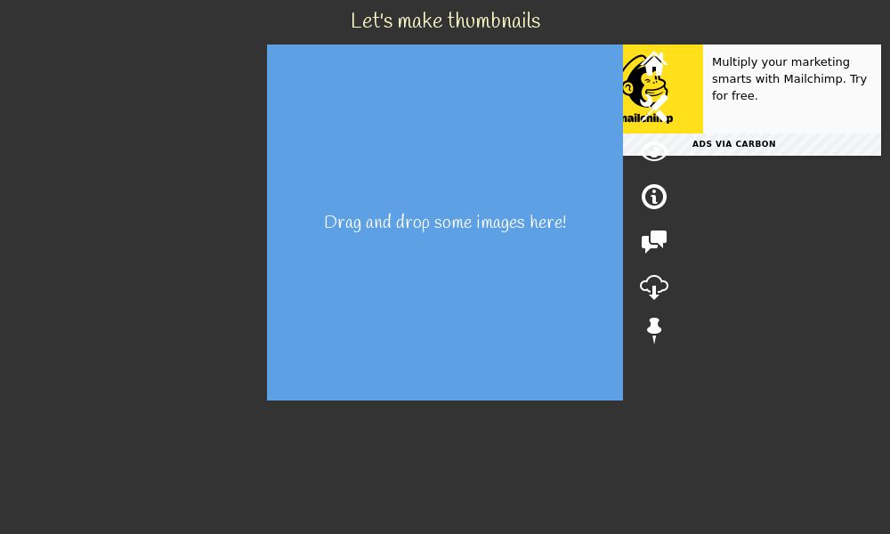 Screenshot of Make Thumbnails