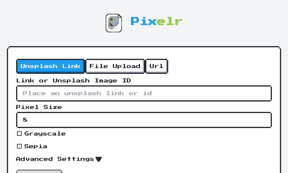 Screenshot of Pixelr