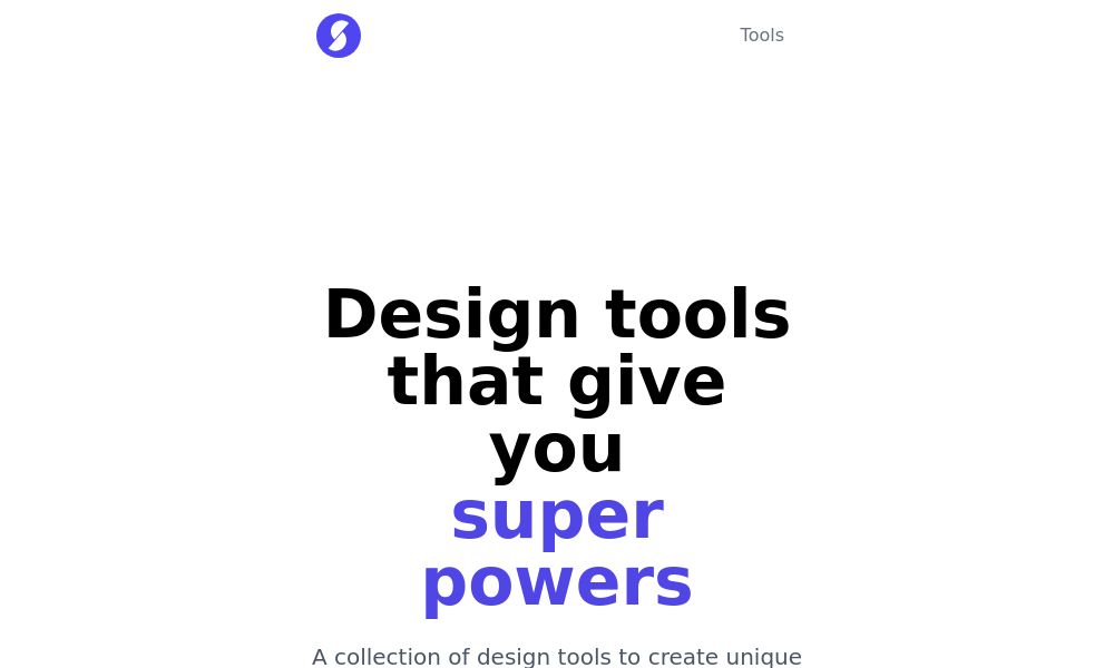 Screenshot of Super designer